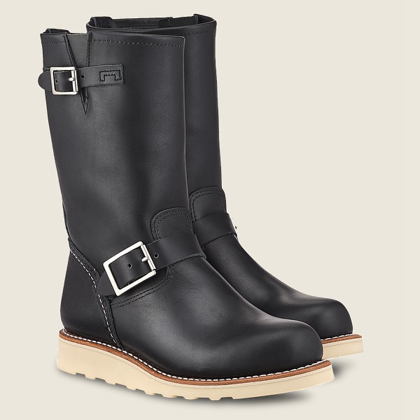 Bottes Red Wing Heritage - Classic Engineer - Tall Boundary Cuir - Noir - Femme 135ESBRMK